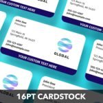 Custom Business Cards with Rounded Corners - 16pt Cardstock - Made in the USA (50 to 10,000 Cards) - Image 2
