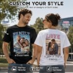 Custom T Shirts for Men Women, Personalized 100% Cotton T-Shirt with Photo Logo and Text, Design Your Own Shirt(BUNDLE OF 1O) - Image 2
